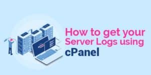 how to get your server logs using cpanel