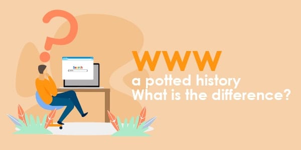 www a plotted history what is the difference